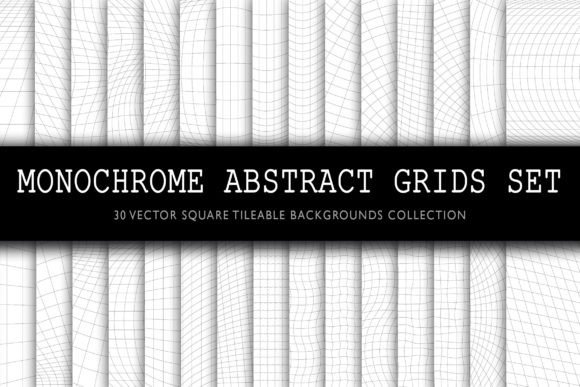 Abstract Square Grid Backgrounds Guide