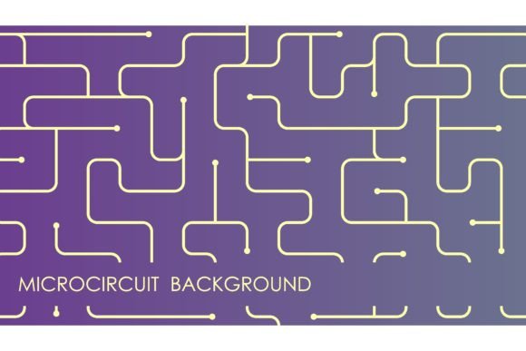 Horizontal Purple Microcircuit Board Abs: A Visual Powerhouse