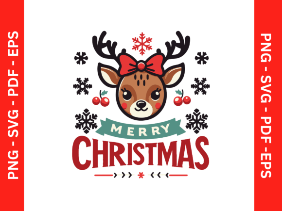 Merry Christmas Reindeer SVG: A Strategic Asset for Holiday Print-on-Demand Workflows