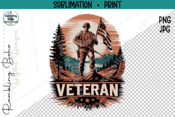 Retro Vintage 70s Veteran s Day T-Shirt