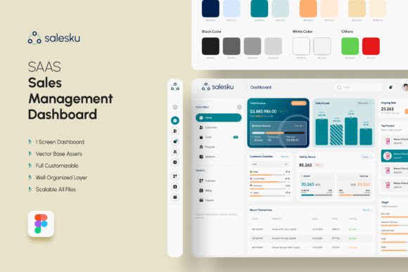 Sales Management System Admin Dashboard