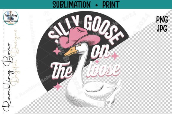 Silly Goose OnThe Loose Pink Cowgirl Hat: A Vibrant Design for Your Next Project