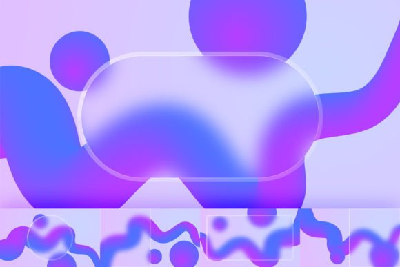 Vector Glassmorphic Backgrounds: A Strategic Asset for Modern Design