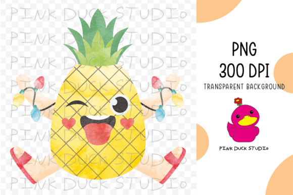 Watercolor Pineapple Christmas in July: A Strategic Asset for Creative Professionals