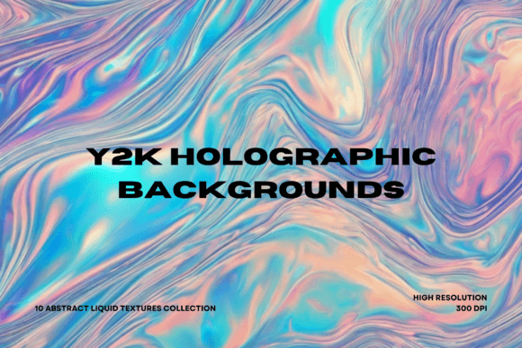 Y2K Liquid Abstract Backgrounds: A Modern Design Resource